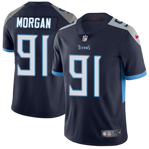 Nike Titans #91 Derrick Morgan Navy Blue Alternate Youth Stitched NFL Vapor Untouchable Limited Jersey